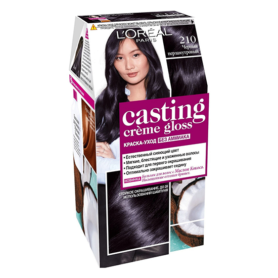 Hair color Loreal Casting 210